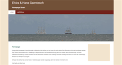 Desktop Screenshot of gaentzsch.com